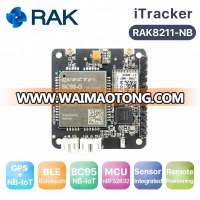 RAK8211-NB iTracker NB-IoT Tracker Module, BC95 Support Global band, NBIoT+BLE+GPS+ 5 Sensors, NORDIC52832, Bluetooth 5