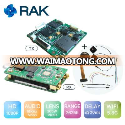 RAK5270+554 HD WiFi Wireless Video Transmission Module, 5.8G WiFi UAV FPV Video module